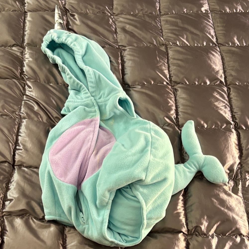 Narwal Costume 3m-6m